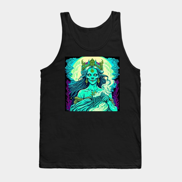 "Psychedelic Haunts: Unique and Colorful Halloween Horrors" Tank Top by Hexen_3